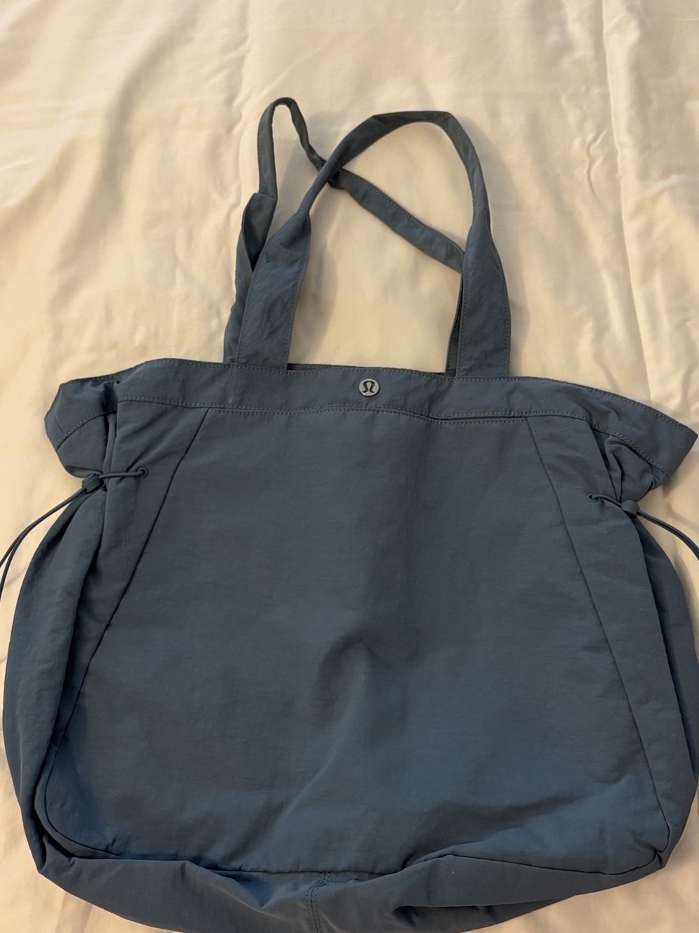 Lululemon Side-Cinch Shopper Bag 18L Nylon Tote in Blue